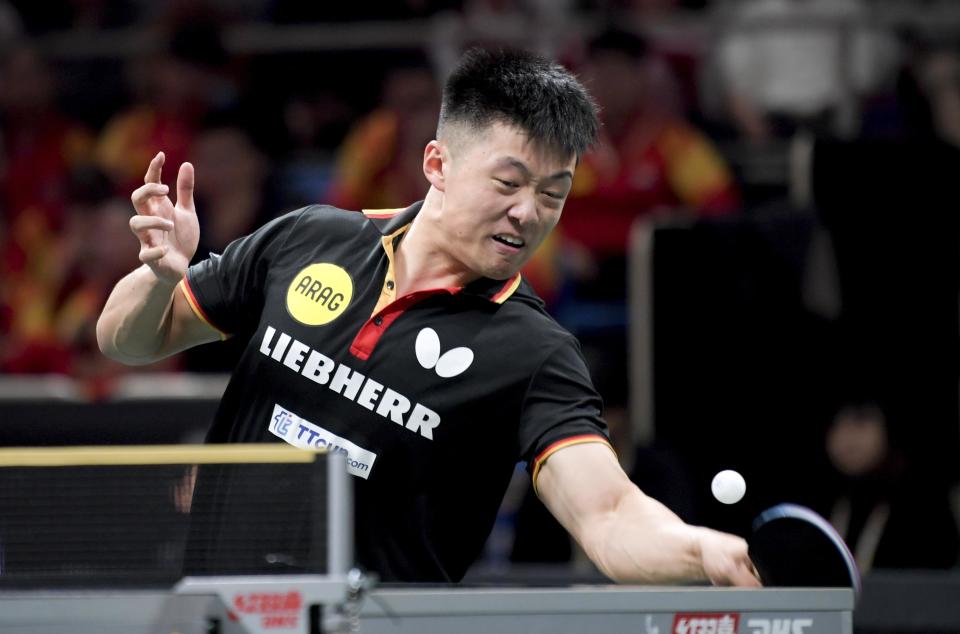 德国队碾压中国队，梁靖崑带队取胜